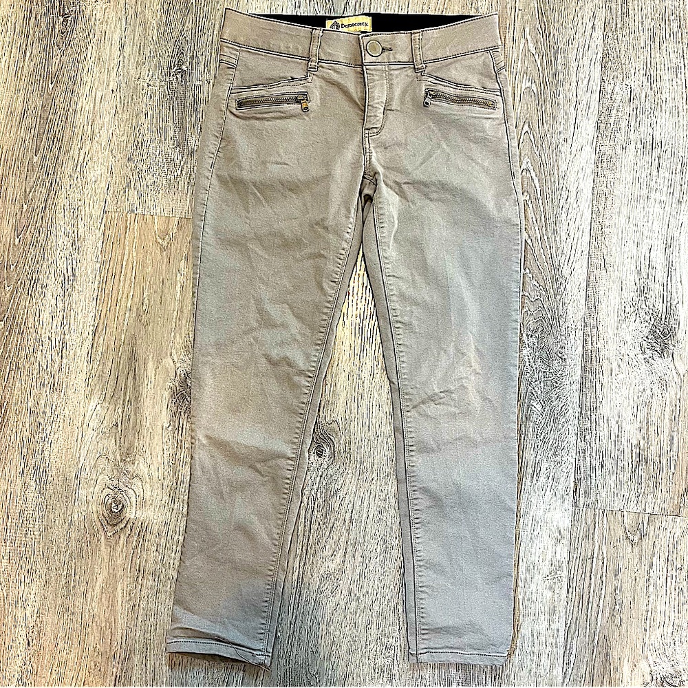 Democracy Tan AB Solution Booty Lift Skinny Jegging Jeans Size 4
